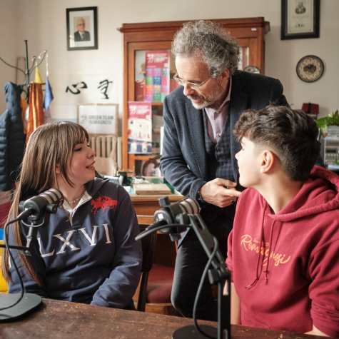 Pier Paolo Eramo with Rebecca Duloiu and Gabriele Aldrovandi