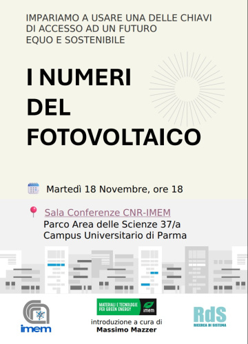 I numeri del fotovoltaico